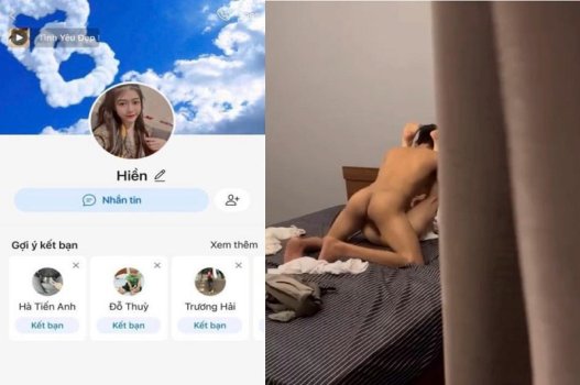 Em Hiền lộ clip sex làm tình sướng chảy nước